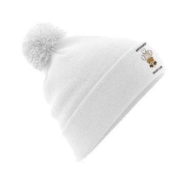 Original Pom Pom Beanie : White