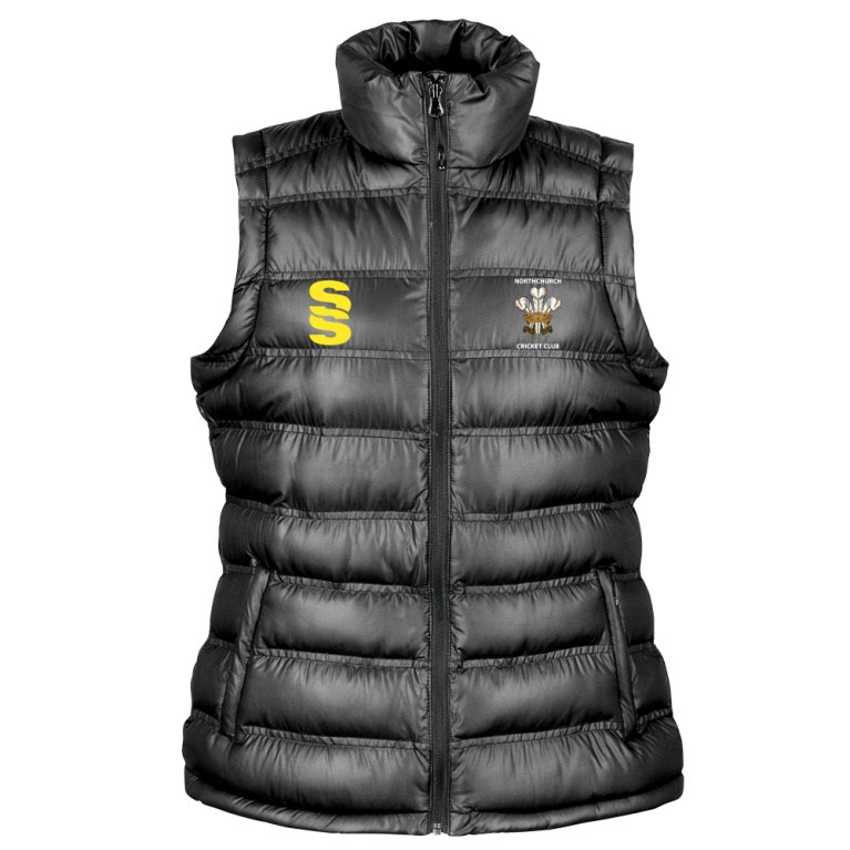 Women's Padded Gilet : Black