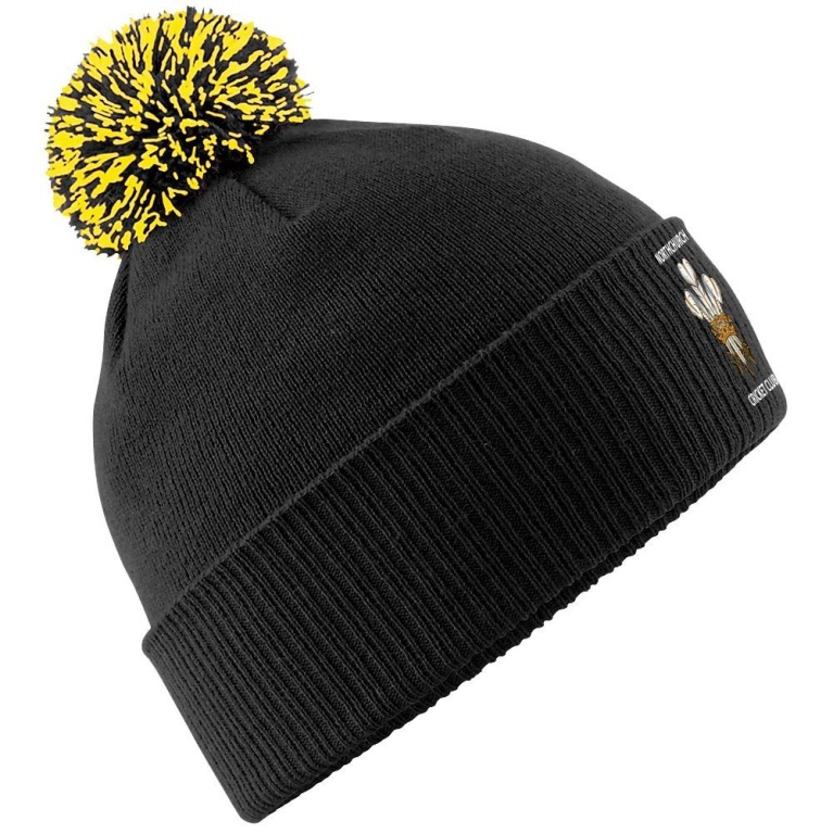 Snowstar Beanie - Black/Yellow