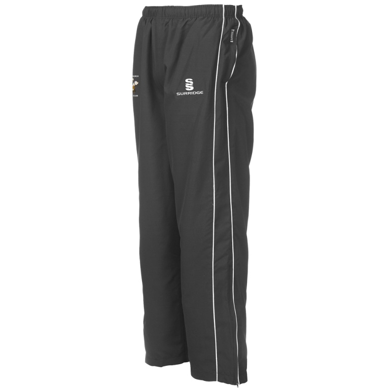 Classic Tracksuit Pant With Thigh Length Zip Black Female